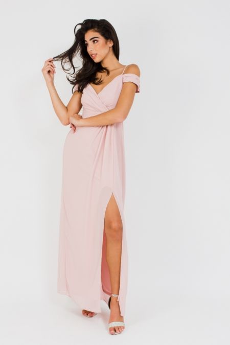 TFNC Celena Pink Maxi Dress