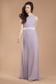 TFNC Halannah Lavender Fog Grey Maxi Dress 