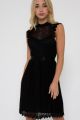 TFNC Sicily Mini Black Dress 