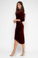 TFNC Tallia Burgundy Velvet Dress
