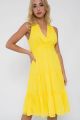 TFNC Roselina Yellow Midi Dress 