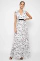 TFNC Satya White Floral Maxi Dress 
