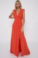 TFNC Isabeen Coral Maxi Dress