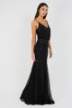 Lace & Beads Keeva Black Maxi Dress