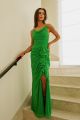 TFNC Darla Tropical Green Maxi Dress
