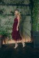 Skirt & Stiletto Hania Wine Midi Dress 