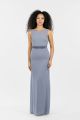 TFNC Halannah Grey Blue Maxi Dress 