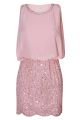 Lace & Beads Sharon Paisley Pink Embellished Dress