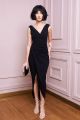 TFNC Rema Black Maxi Dress