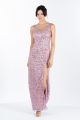 Lace & Beads Greyson Dark Pink Maxi Dress