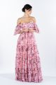 Lace & Beads Charlotte Pink Maxi Dress